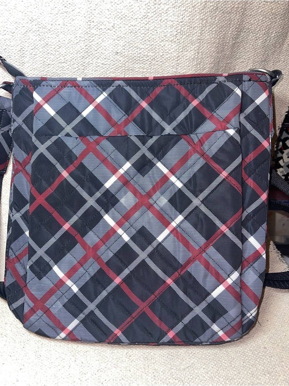 Vera Bradley Triple Zip Hipster Paris Plaid - performance twill - Picture 3 of 9